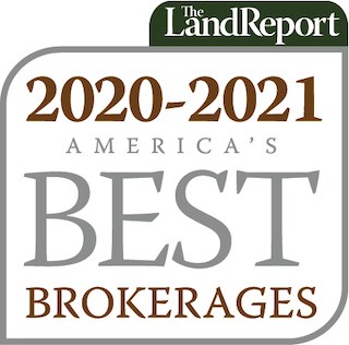 the land report best brokerages logo