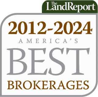the land report best brokerages logo
