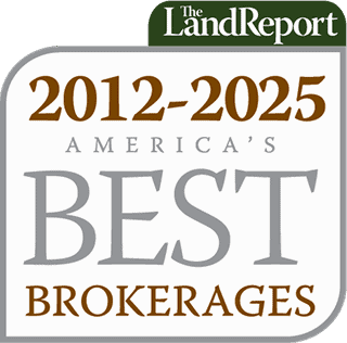 the land report best brokerages logo